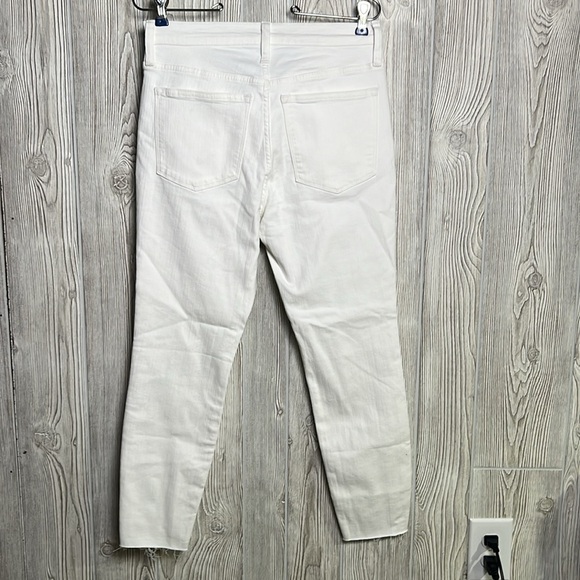 J Crew 10" high-rise white skinny jean in signature stretch Size 28P - Picture 4 of 4